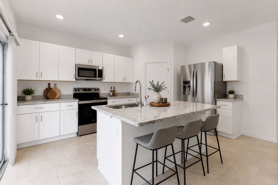 Representative furnished interior of a home built from the Buttonwood by Taylor Morrison in Coopers Meadow, Jacksonville (Image 4).