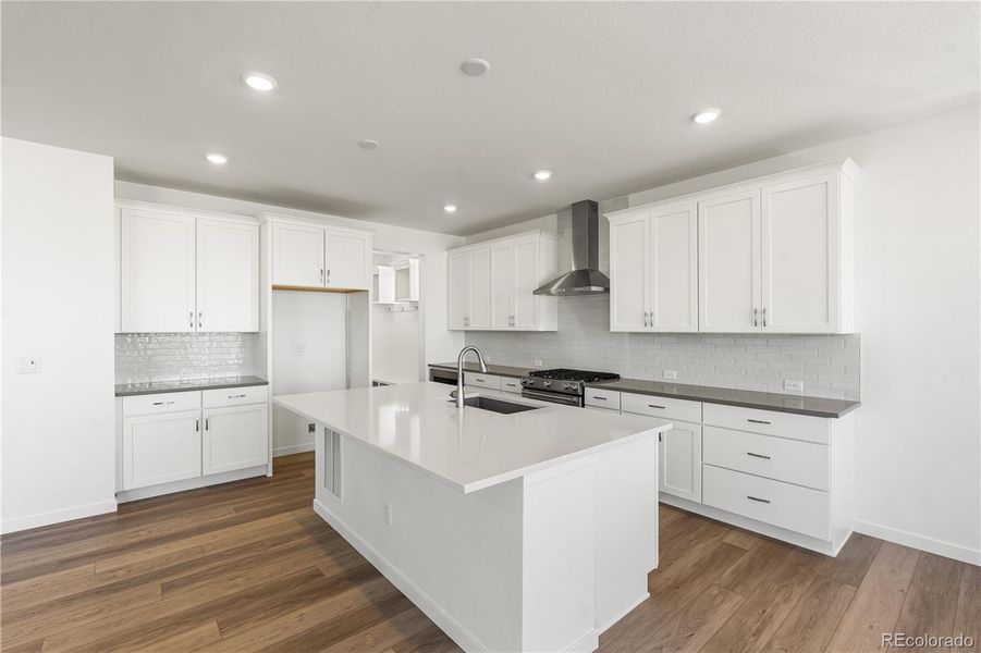 Furnished interior view inside a new home in Harmony at Solstice, Littleton (Image 14).