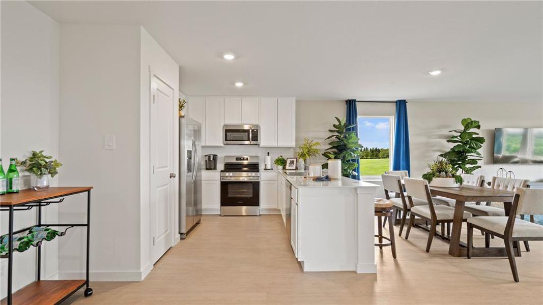 Furnished interior view inside a new home in Crosswinds, Haines City (Image 3).