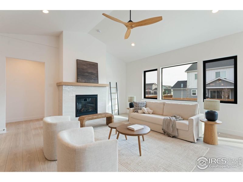 Furnished interior view inside a new home in Greenspire At Windsor Lake, Windsor (Image 4).