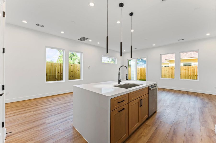 Furnished interior view inside a new home in , Houston (Image 19). Furnished interior view inside a new home in , Houston (Image 19).