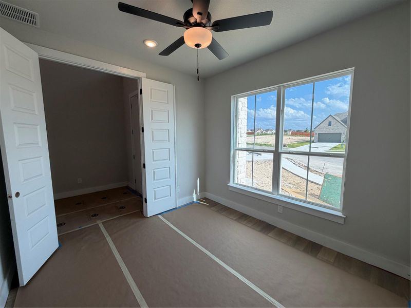 French doors in Study