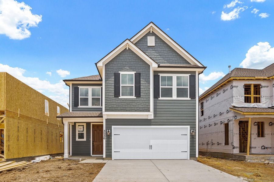 Front exterior of a new home in , Summerville, SC, highlighting curb appeal (Image 1). Front exterior of a new home in , Summerville, SC, highlighting curb appeal (Image 1).