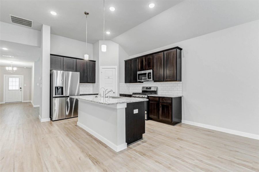 Furnished interior view inside a new home in Marvida, Cypress (Image 7). Furnished interior view inside a new home in Marvida, Cypress (Image 7).