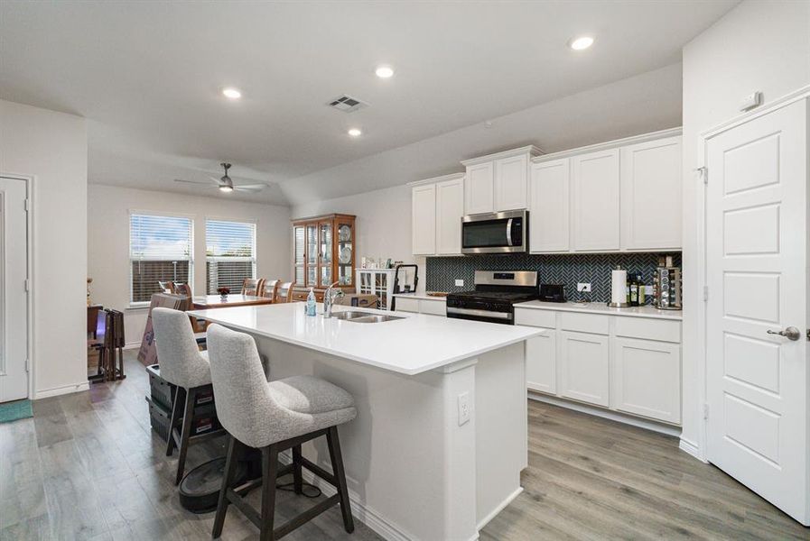 Furnished interior view inside a new home in Trailstone, Caddo Mills (Image 10). Furnished interior view inside a new home in Trailstone, Caddo Mills (Image 10).