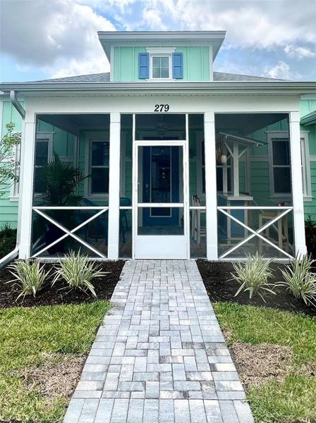 Front exterior of a new home in , Daytona Beach, FL, highlighting curb appeal (Image 21).