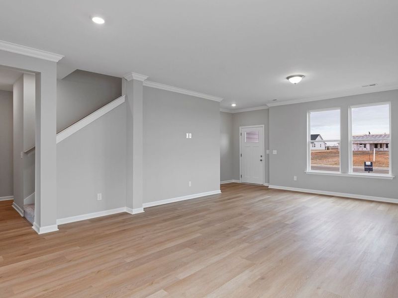 Representative unfurnished interior of a home built from the The Stella by Davidson Homes LLC in Ivy Glen, Perry (Image 11). Representative unfurnished interior of a home built from the The Stella by Davidson Homes LLC in Ivy Glen, Perry (Image 11).