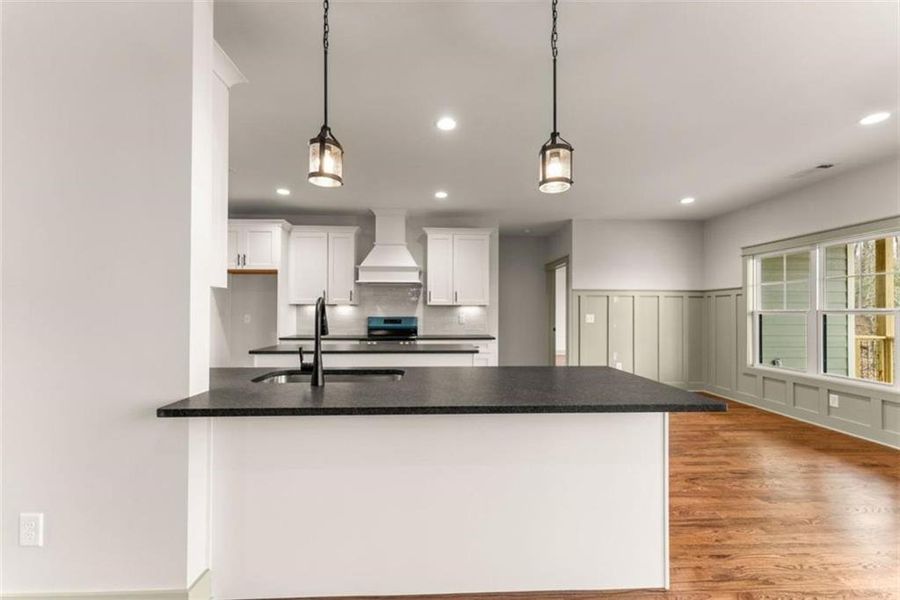Furnished interior view inside a new home in , Cleveland (Image 13).