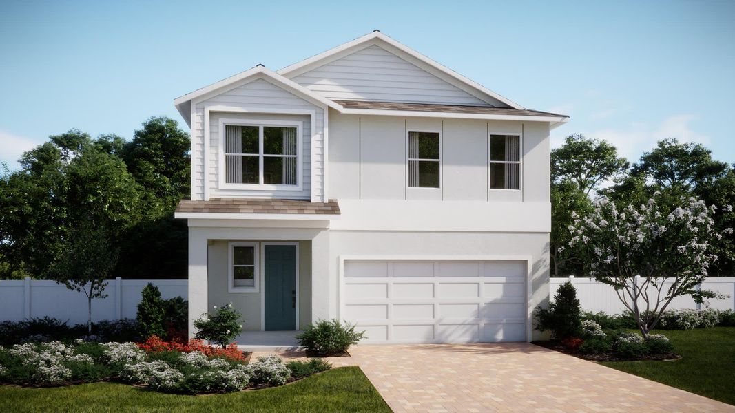 Transitional Elevation | Vero | Beresford Woods | New Homes in Deland, FL by Landsea Homes