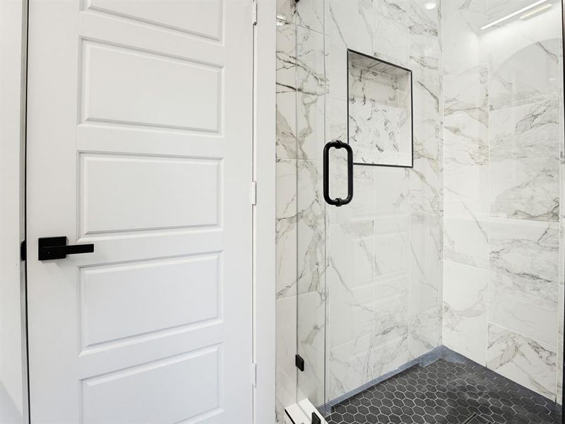 Close-up of interior finishes inside a home in , Dallas (Image 14).