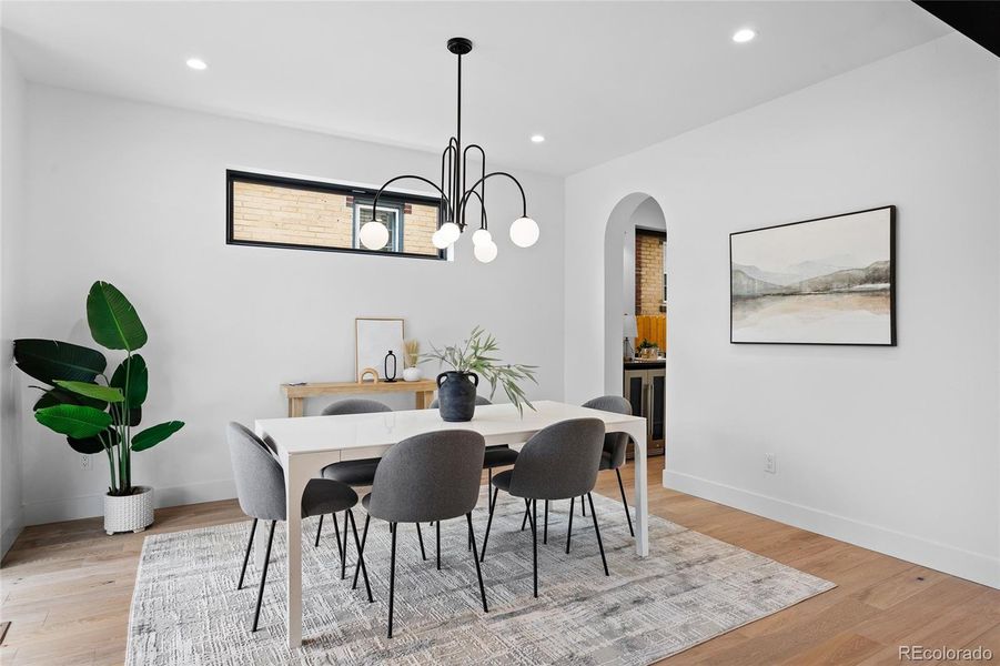 Furnished interior view inside a new home in , Denver (Image 32).