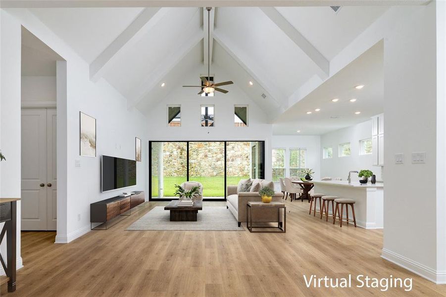 Furnished interior view inside a new home in , Haslet (Image 6).