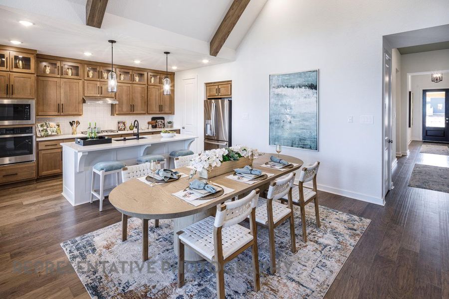 Furnished interior view inside a new home in Easton Park, Austin (Image 8).