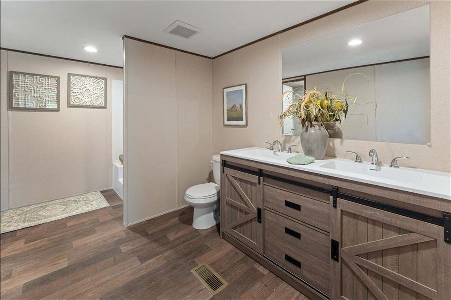 Furnished interior view inside a new home in , Sulphur Springs (Image 3). Furnished interior view inside a new home in , Sulphur Springs (Image 3).