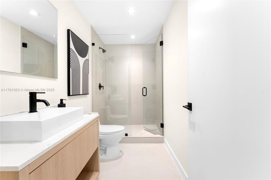 Furnished interior view inside a new home in , Miami (Image 16).