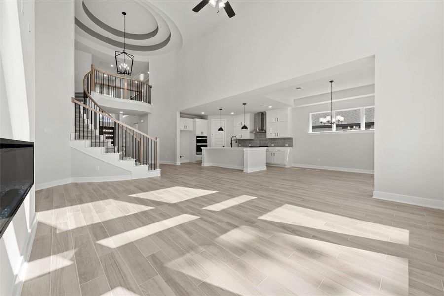 Spacious, unfurnished interior of a new home in The Woodlands Hills – 55', Willis (Image 21).