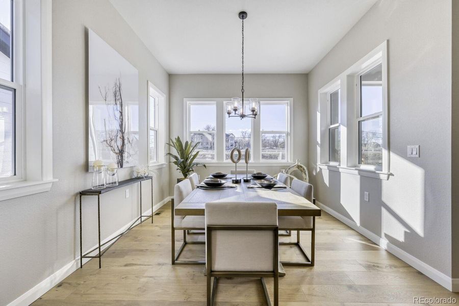Furnished interior view inside a new home in , Broomfield (Image 24).
