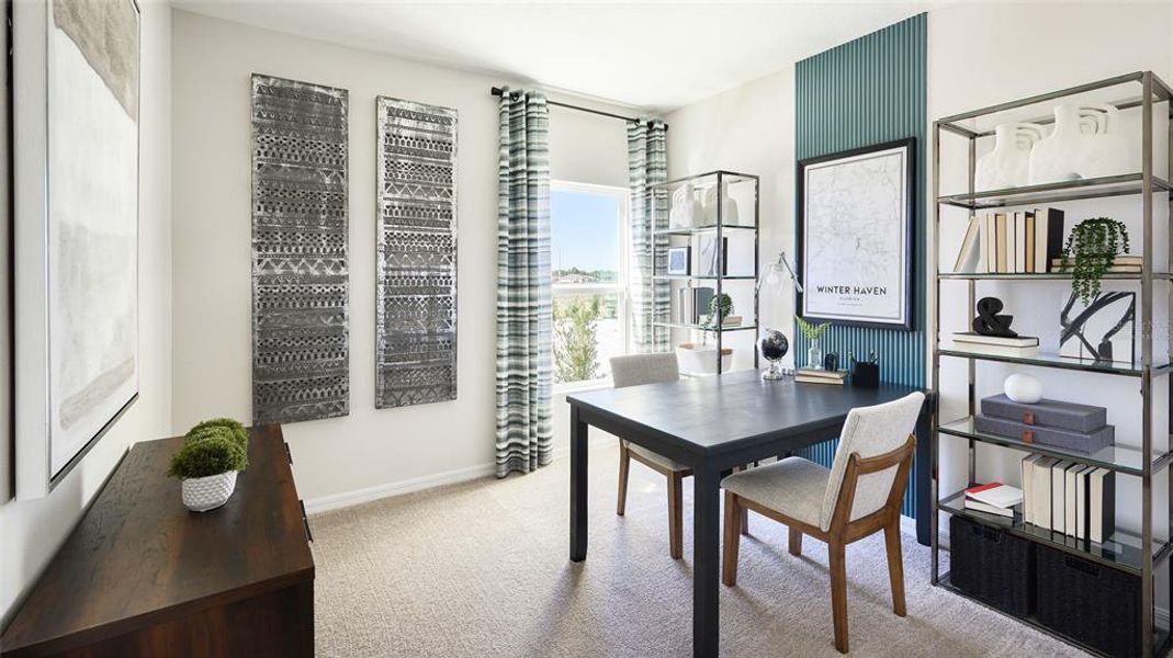 Furnished interior view inside a new home in Villa Mar, Winter Haven (Image 12).