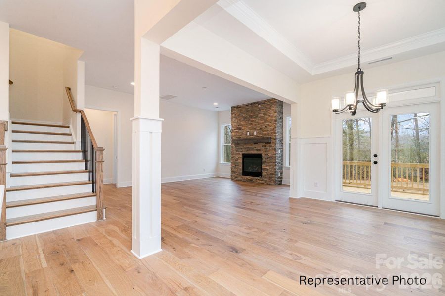 Spacious, unfurnished interior of a new home in Edmunds Farm, Clover (Image 28). Spacious, unfurnished interior of a new home in Edmunds Farm, Clover (Image 28).