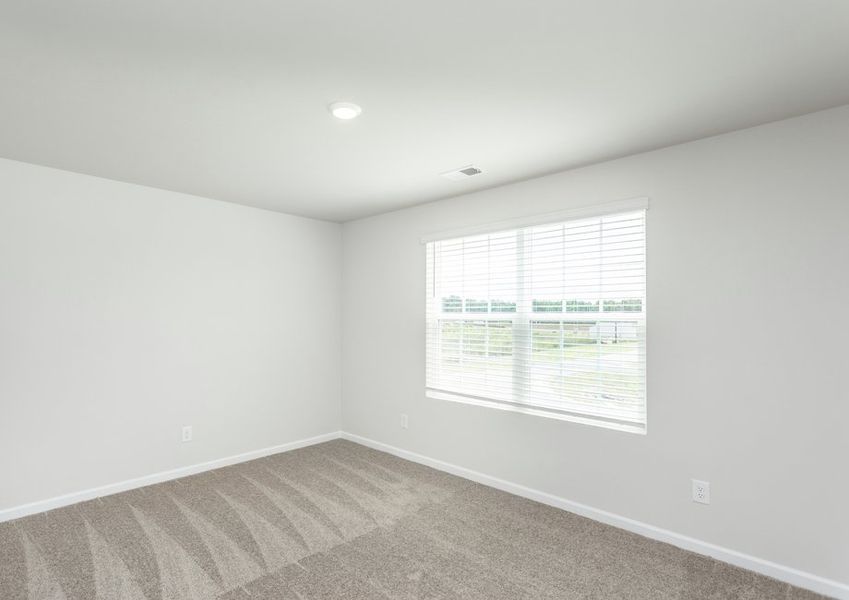 Windows let in lots of light to the bedrooms