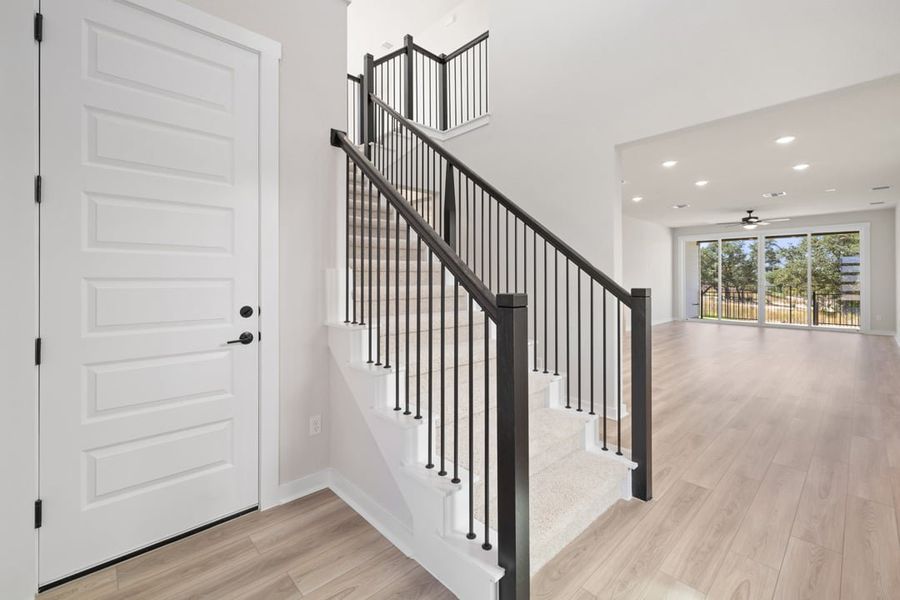 Spacious, unfurnished interior of a new home in Terrace Collection at Lariat, Liberty Hill (Image 18). Spacious, unfurnished interior of a new home in Terrace Collection at Lariat, Liberty Hill (Image 18).