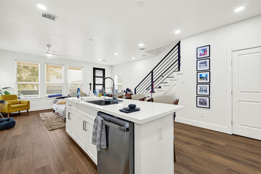 Furnished interior view inside a new home in , Houston (Image 4).