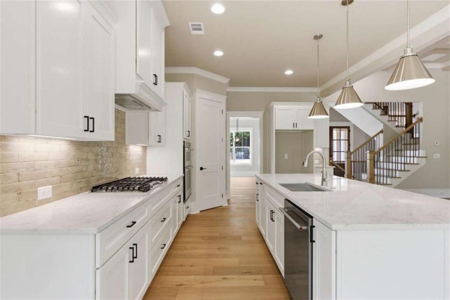 Furnished interior view inside a new home in , Clarkesville (Image 15).