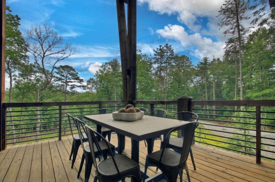 Furnished interior view inside a new home in , Blue Ridge (Image 6).