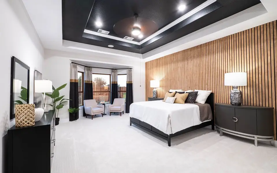 Furnished interior view inside a new home in Marvida, Cypress (Image 16).