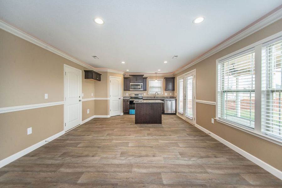 Representative unfurnished interior of a home built from the Reynolds by Enchanted Homes in Arcadia Village, Spartanburg (Image 34).