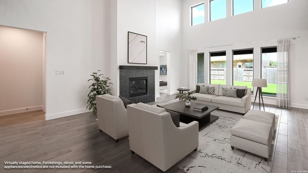Furnished interior view inside a new home in Veramendi, New Braunfels (Image 6).