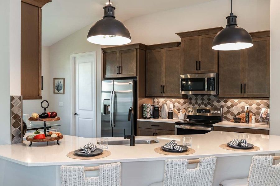 Representative furnished interior of a home built from the Sweetwater by William Ryan Homes in Myers Estates, Seffner (Image 11).