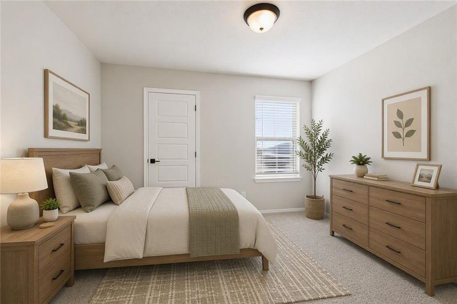 Furnished interior view inside a new home in Greene Farm, Cartersville (Image 8). Furnished interior view inside a new home in Greene Farm, Cartersville (Image 8).