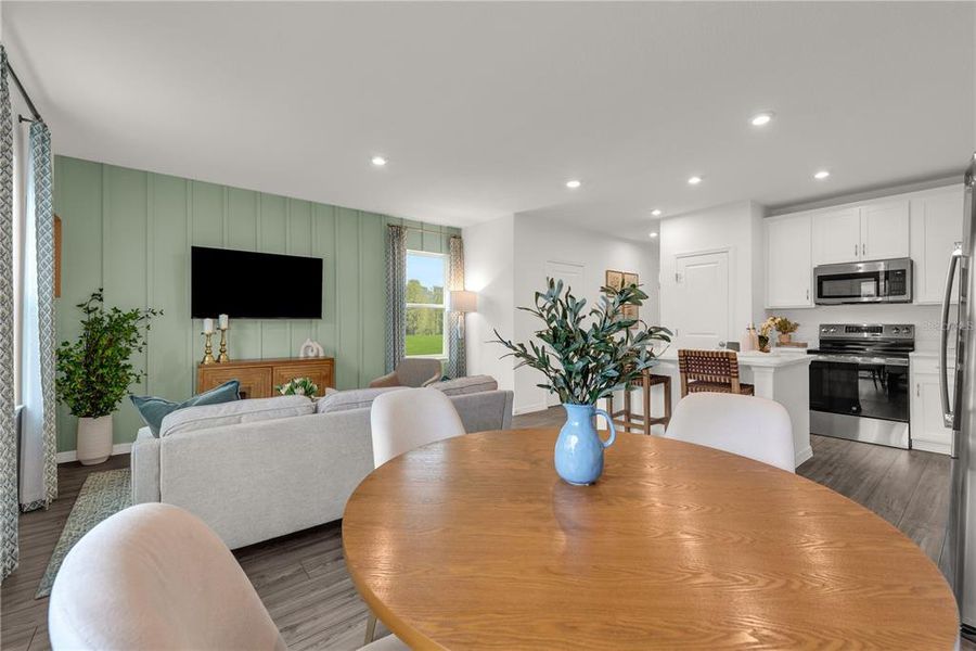 Furnished interior view inside a new home in Bimini Bay, Davenport (Image 17). Furnished interior view inside a new home in Bimini Bay, Davenport (Image 17).