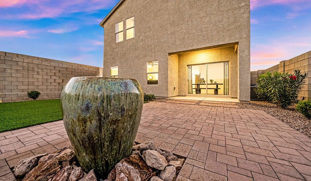 Exterior details and patio area of a home in Blackhawk, Tucson (Image 25). Exterior details and patio area of a home in Blackhawk, Tucson (Image 25).