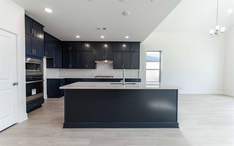 Furnished interior view inside a new home in La Terra, Celina (Image 5). Furnished interior view inside a new home in La Terra, Celina (Image 5).