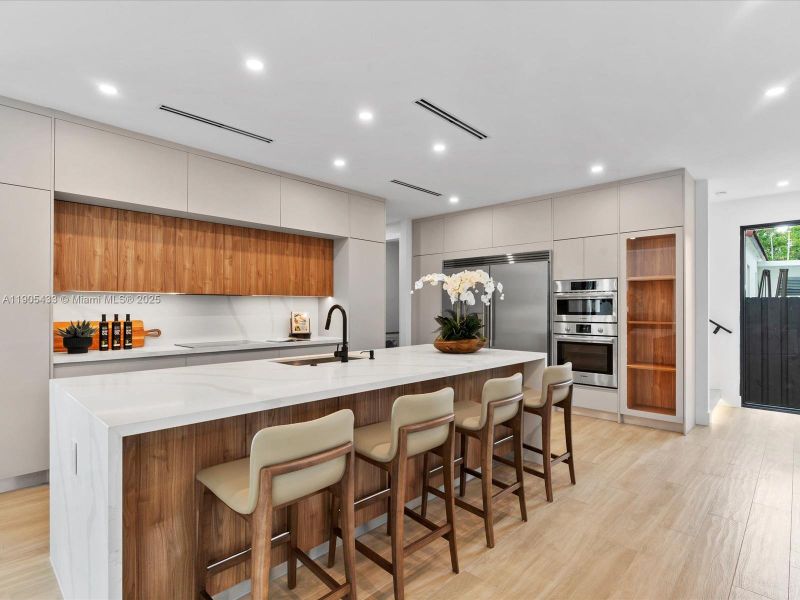 Furnished interior view inside a new home in , Miami (Image 12).