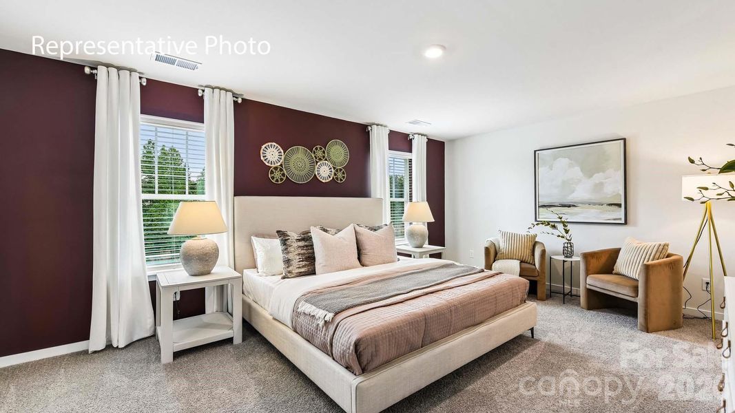 Furnished interior view inside a new home in Brandon Creek, Gastonia (Image 10).