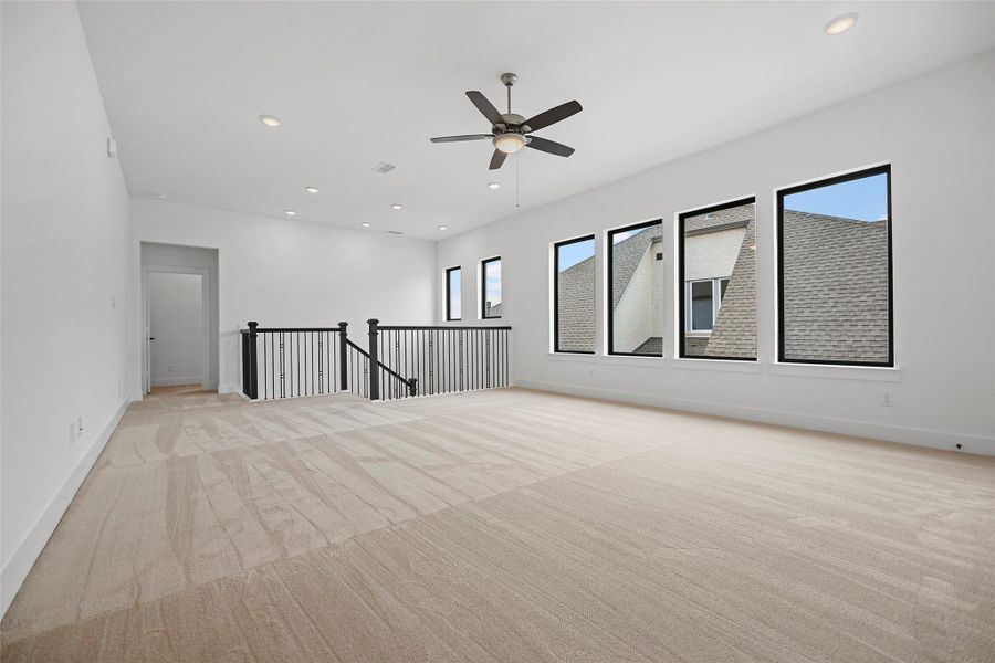 Spacious, unfurnished interior of a new home in Bridgeland 70′, Cypress (Image 23). Spacious, unfurnished interior of a new home in Bridgeland 70′, Cypress (Image 23).