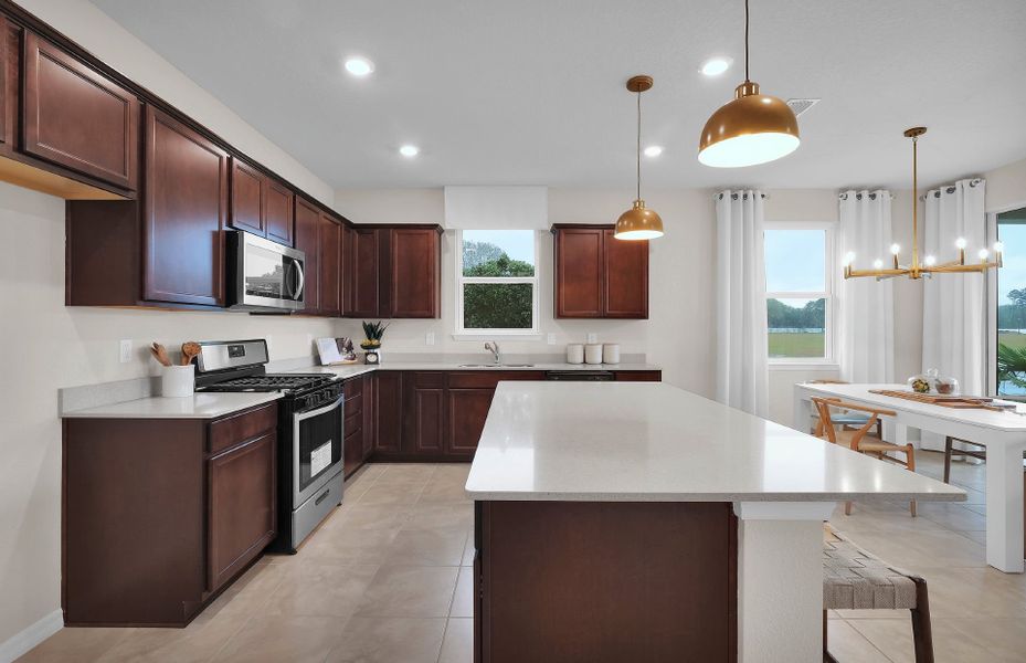 Furnished interior view inside a new home in Double Branch, Middleburg (Image 10).