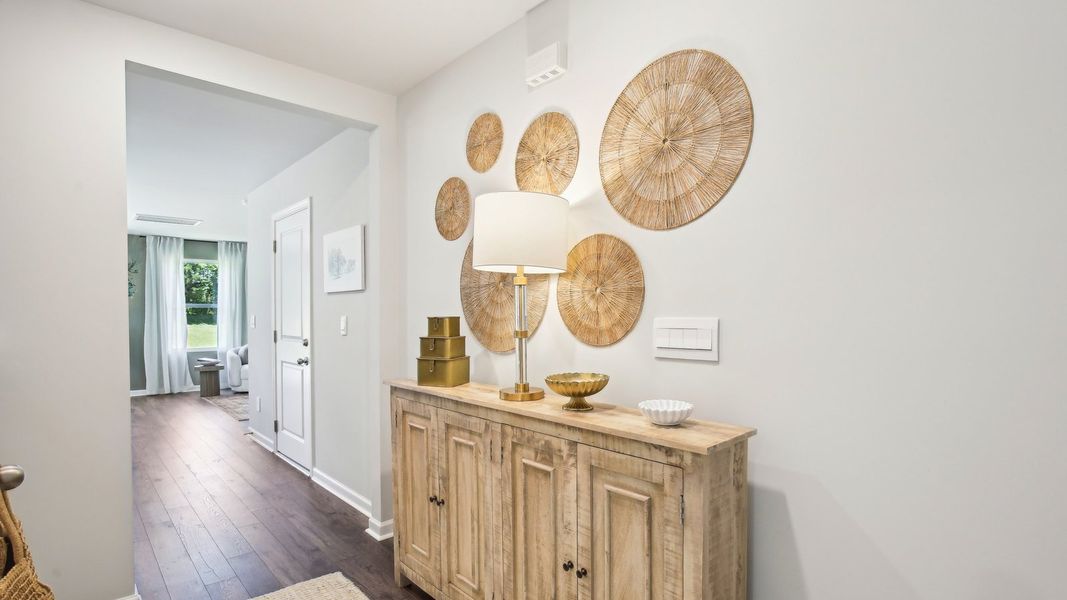 Furnished interior view inside a new home in Parkside Point, Portland (Image 27). Furnished interior view inside a new home in Parkside Point, Portland (Image 27).