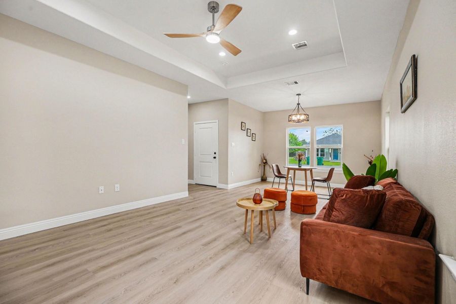 Furnished interior view inside a new home in , La Marque (Image 9).