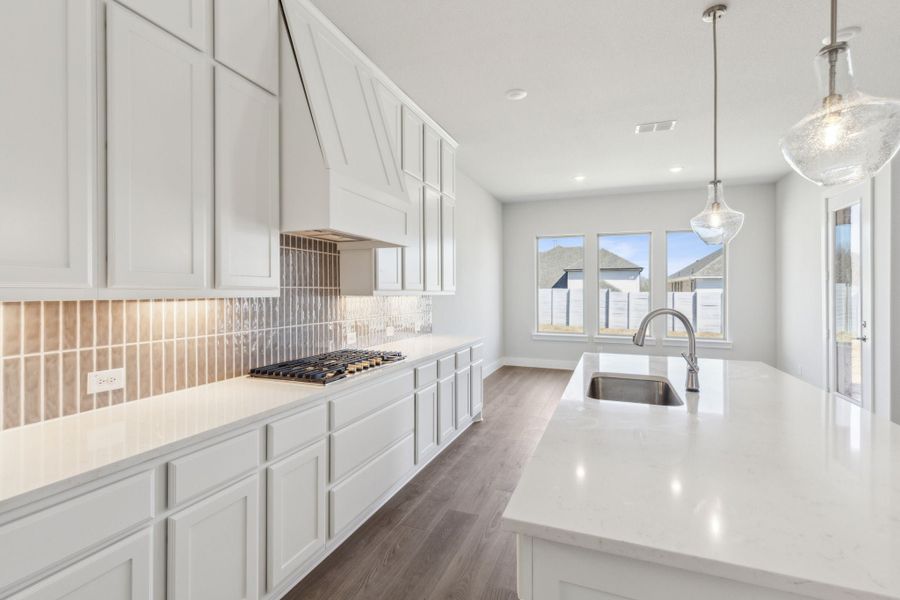 Furnished interior view inside a new home in Painted Tree Lakeside, McKinney (Image 8).