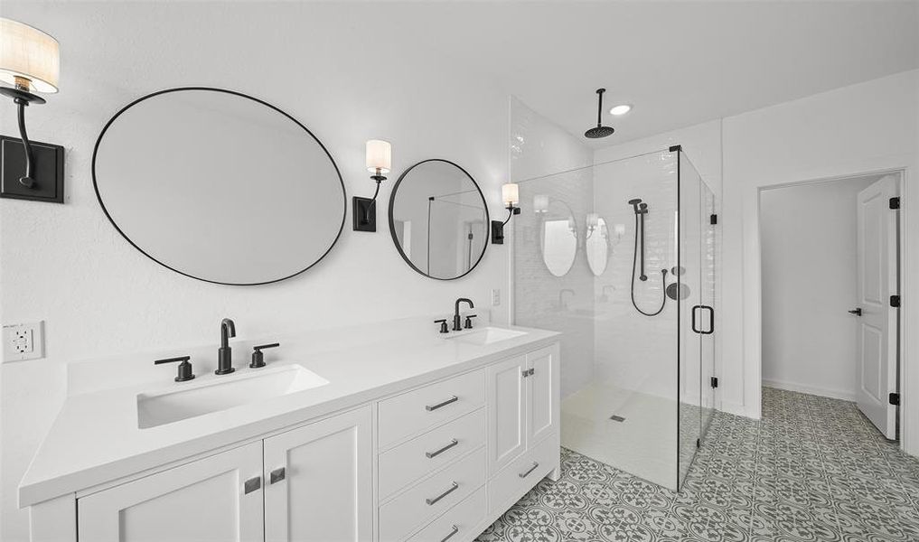 Double sinks in primary bath (*Photo not of actual home and used for illustration purposes only.)