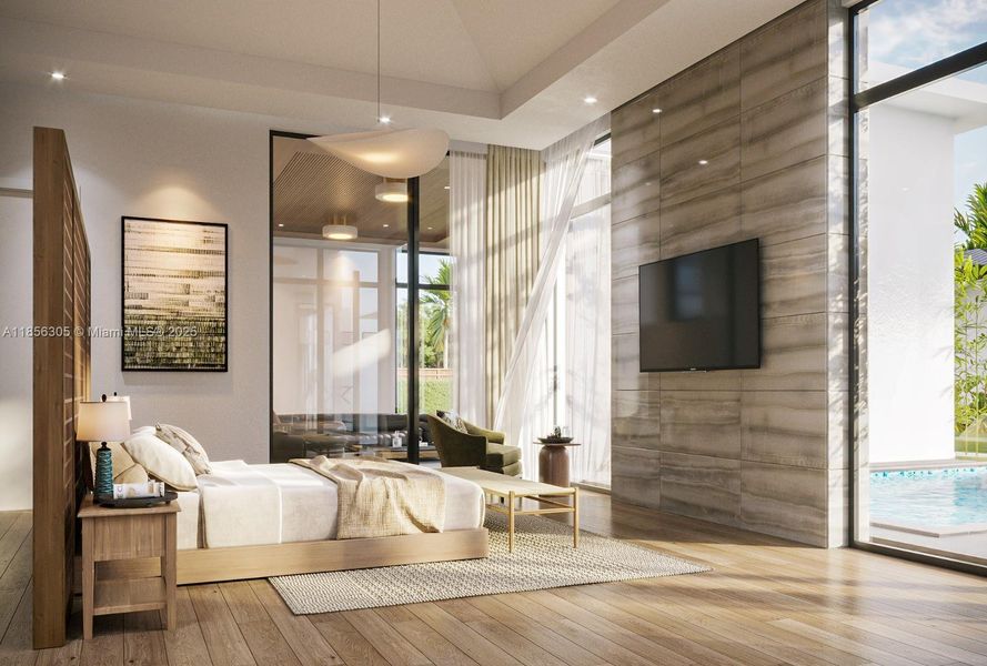 Furnished interior view inside a new home in , Southwest Ranches (Image 10). Furnished interior view inside a new home in , Southwest Ranches (Image 10).