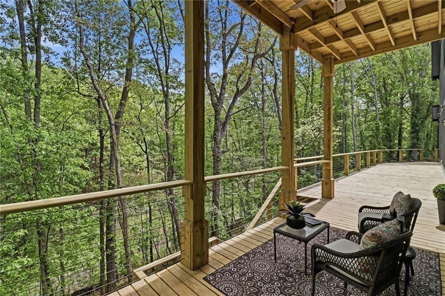 Exterior details and patio area of a home in , Acworth (Image 3).