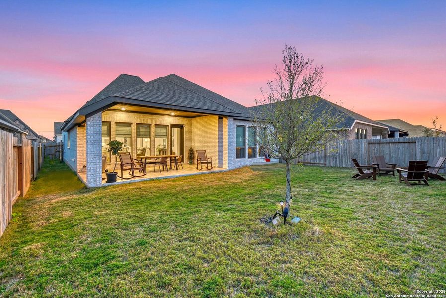 Exterior details and patio area of a home in Meadows Of Mill Creek 50', Seguin (Image 26). Exterior details and patio area of a home in Meadows Of Mill Creek 50', Seguin (Image 26).