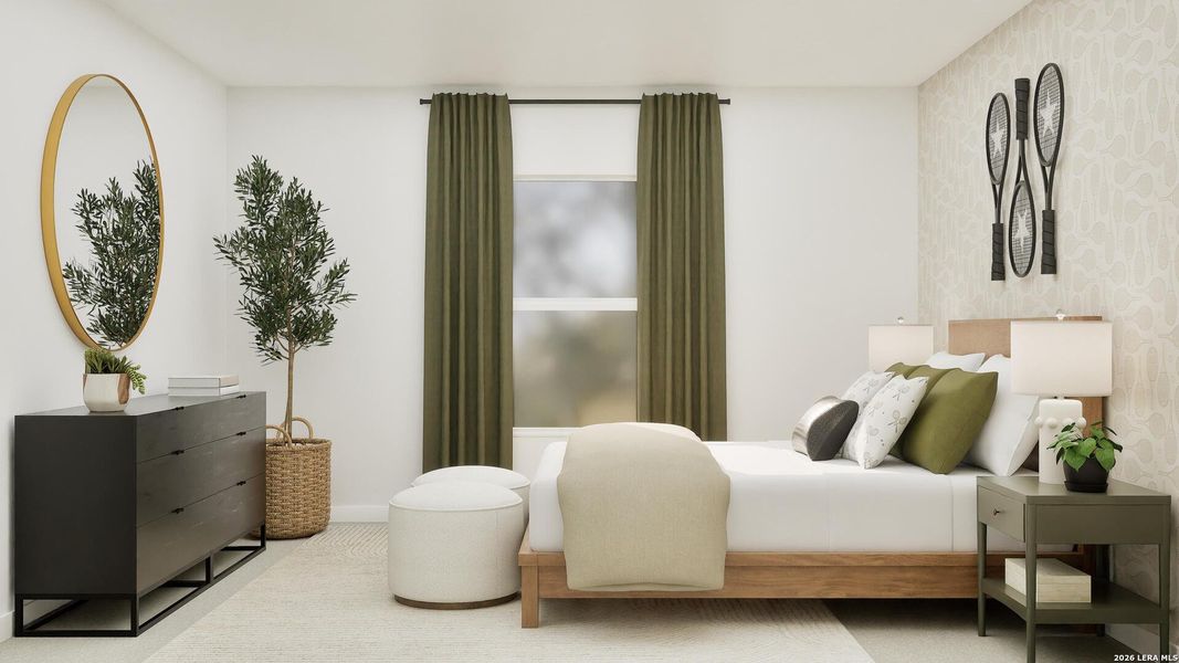Furnished interior view inside a new home in Brookmill, San Antonio (Image 16).