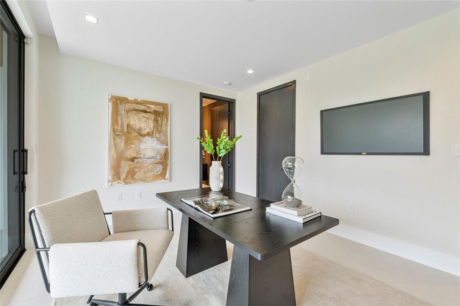 Furnished interior view inside a new home in , Boca Raton (Image 28).