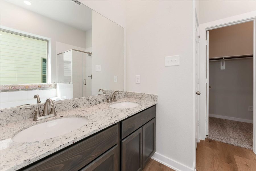 Furnished interior view inside a new home in The Landing, New Caney (Image 8). Furnished interior view inside a new home in The Landing, New Caney (Image 8).